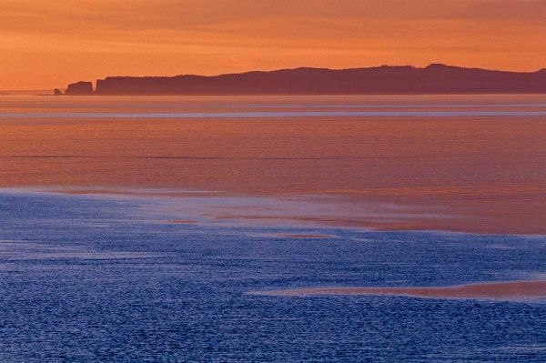Canada, Nova Scotia, Bay of Fundy at dawn